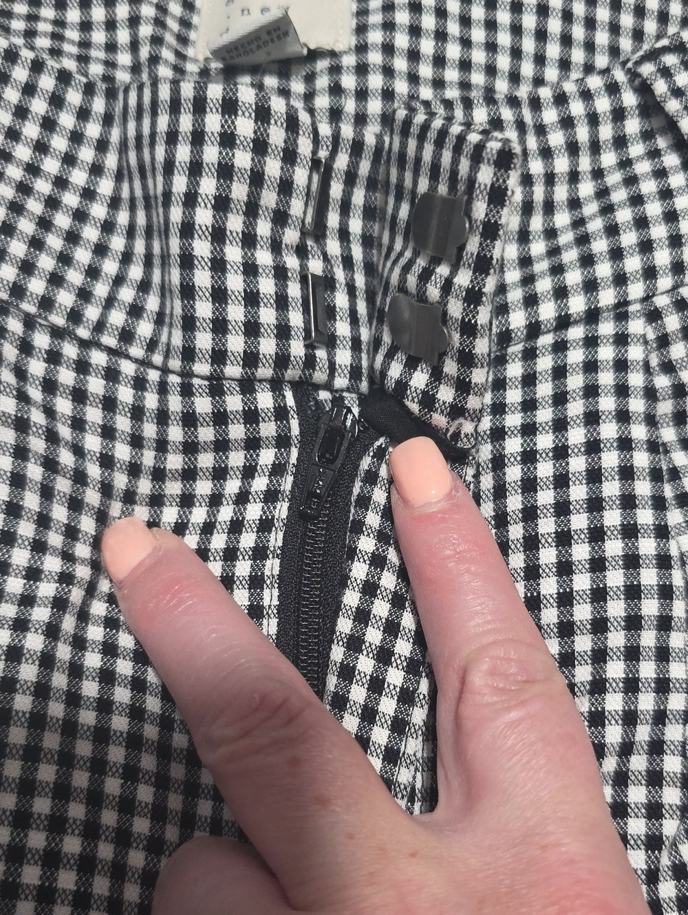 NWT A New Day Gingham Pleated Shorts- 4 - Picture 10 of 10